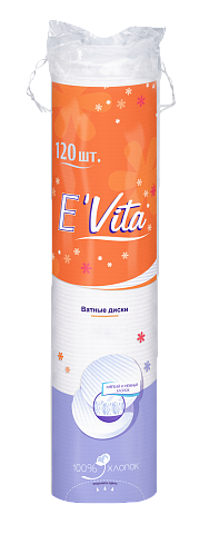 Ватные диски "E'Vita" 120 шт./уп. 