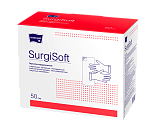 Перчатки Surgisoft ,  хирургические из латекса, стерильные ,неопудренные. размер 7, 50 пар.