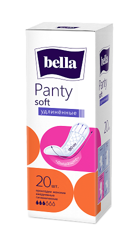 Прокладки ежедневные Bella Panty soft удлиненные 20 шт.