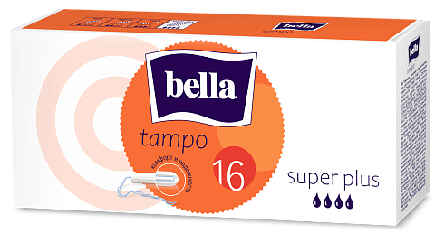 Тампоны гигиенические bella Tampo Super Plus, 16 шт.