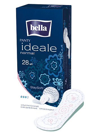 Ультратонкие ежедневные прокладки bella PANTY ideale Normal по 28 шт.