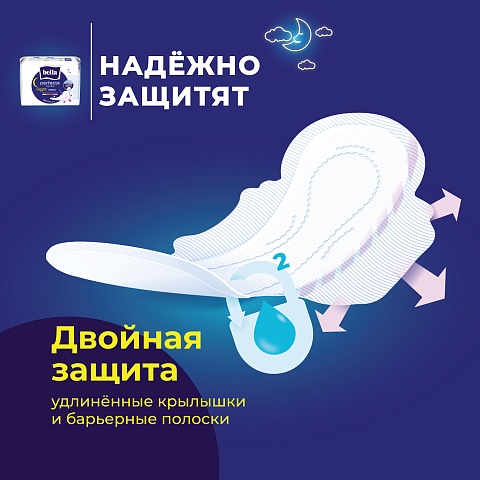 Ночные прокладки женские Bella Perfecta Night extra soft, 7 шт.