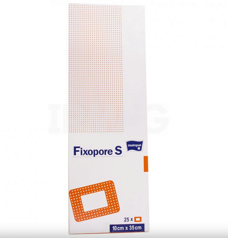 Послеоперационная повязка Fixopore S 10х25 см A`35 с впитывающей прокладкой