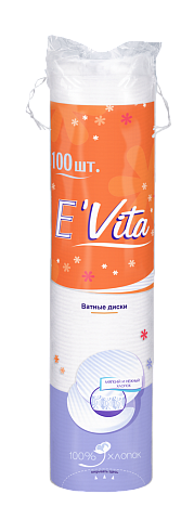 Ватные диски "E'Vita" 100 шт./уп. 