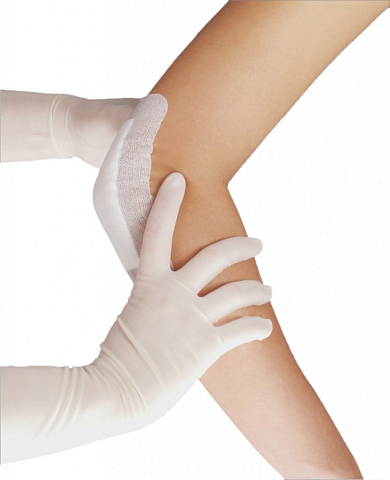 Послеоперационная повязка Fixopore S 10х25 см A`35 с впитывающей прокладкой