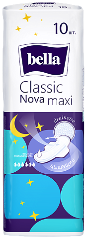 Гигиенические женские прокладки bella Classic Nova Maxi, 10 шт.