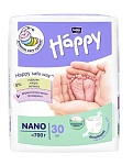 Подгузники детские Bella Baby Happy Nano,  вес менее 700 г., 30 шт./уп.,