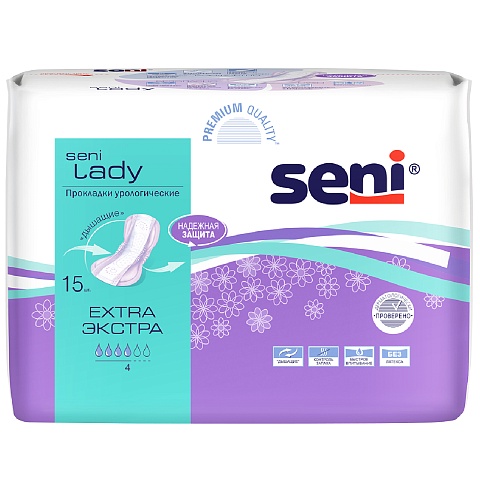 Урологические прокладки Seni Lady Extra 15 шт.