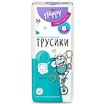 Подгузники-трусики bella baby Happy с каналами, размер 6 (16+ кг), 36 шт.