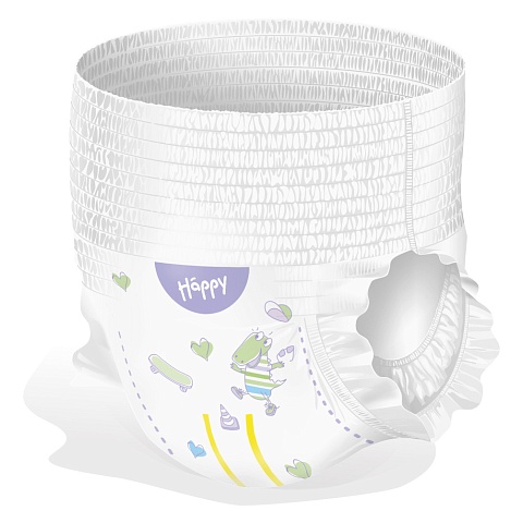Подгузники-трусики bella baby Happy с каналами, размер 4 (8–14 кг), 60 шт.