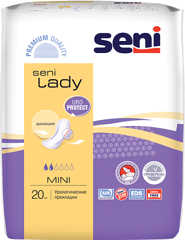 Урологические прокладки Seni Lady Mini, 20 шт.