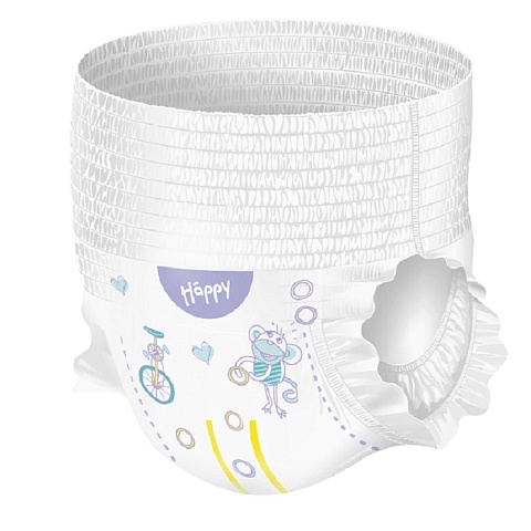 Подгузники-трусики bella baby Happy с каналами, размер 6 (16+ кг), 52 шт.