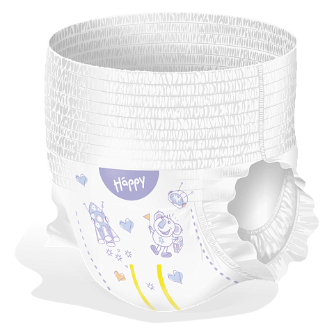 Подгузники-трусики bella baby Happy с каналами, размер 3 (6–11 кг), 48 шт.