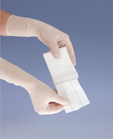 Пластырь Fixovis нестерильный тканевый с впитывающей повязкой, размер: 8 см х 1 м по 1 шт.