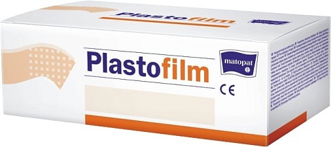 Пластырь Plastofilm 2,5см x 5м, 16 шт