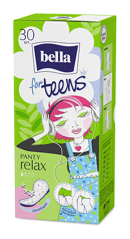 Прокладки ежедневные Bella For Teens Relax Deo, 30 шт.