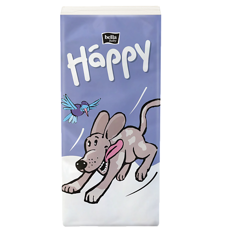 Платочки бумажные гигиенические Bella Baby Happy, 3-сл.  10 шт.