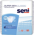 Подгузники для взрослых Super Seni Classic Medium 10 шт. (75-110 см)