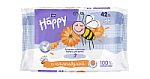 Детская влажная туалетная бумага Happy с календулой, 42 шт./уп.